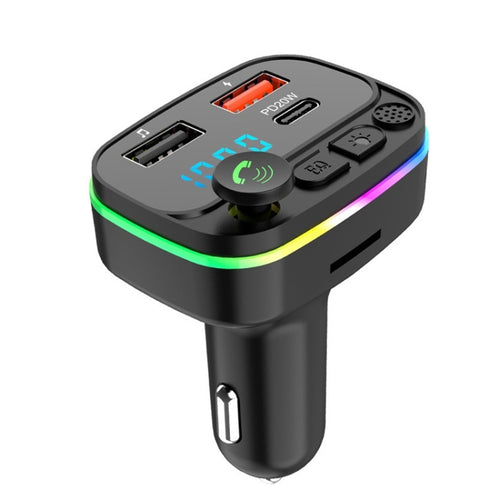 เครื่องเล่น MP3 Bluetooth แฮนด์ฟรีในรถยนต์เครื่องส่งสัญญาณ FM ในรถยนต์, P3-PD Fast Charging, P4-QC3.0