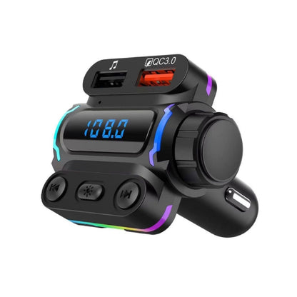P7 PD20W QC3.0 เครื่องส่งสัญญาณ FM เครื่องเล่น MP3 ในรถยนต์แบบชาร์จเร็วคู่, P7