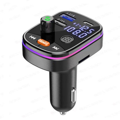 รถบลูทูธ MP3 พร้อมพอร์ต TYPE-C PD ชาร์จเครื่องส่งสัญญาณ FM, Q9, Q10