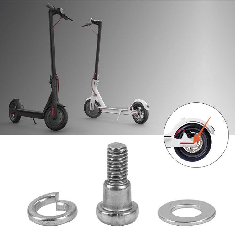 5 ชิ้นสำหรับ Xiaomi Mijia M365/PRO สกรูยึดล้อหลังสกู๊ตเตอร์, Rear Wheel Screws