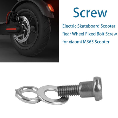 5 ชิ้นสำหรับ Xiaomi Mijia M365/PRO สกรูยึดล้อหลังสกู๊ตเตอร์, Rear Wheel Screws