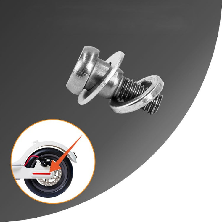 5 ชิ้นสำหรับ Xiaomi Mijia M365/PRO สกรูยึดล้อหลังสกู๊ตเตอร์, Rear Wheel Screws