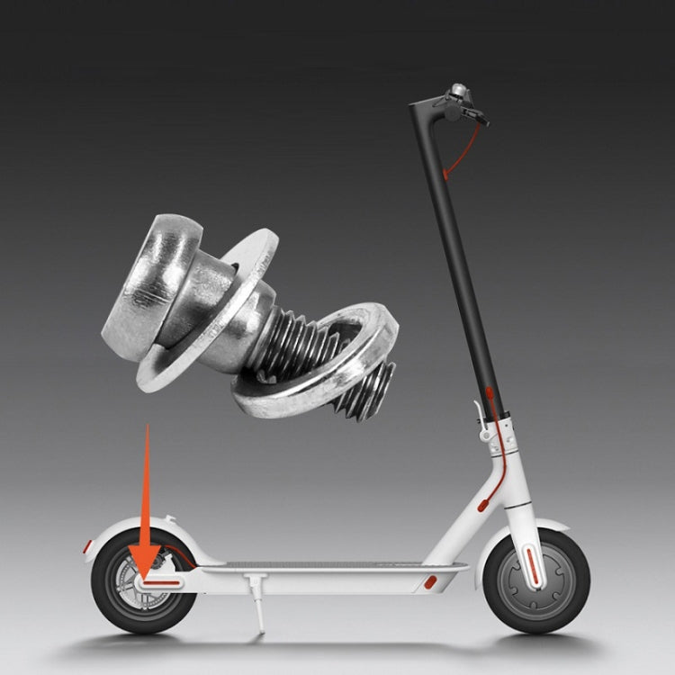 5 ชิ้นสำหรับ Xiaomi Mijia M365/PRO สกรูยึดล้อหลังสกู๊ตเตอร์, Rear Wheel Screws