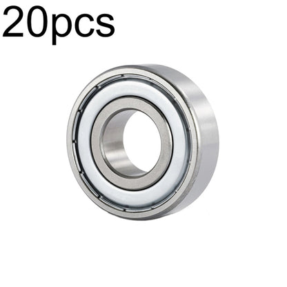 20pcs 12x32x10mm High-speed Silent Deep Groove Ball ตลับลูกปืนขนาดเล็ก, 6201zz
