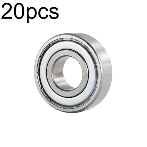 20pcs 12x32x10mm High-speed Silent Deep Groove Ball ตลับลูกปืนขนาดเล็ก, 6201zz