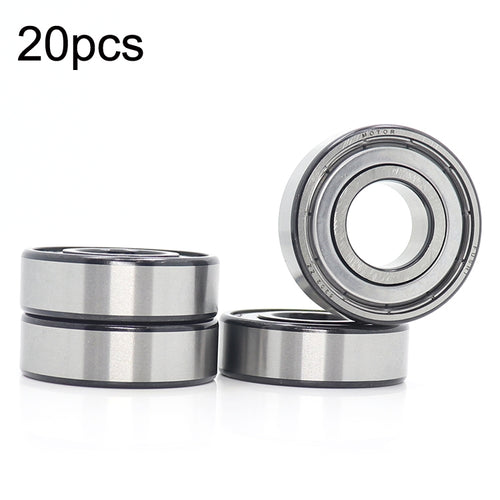 20pcs 15x35x11mm ตลับลูกปืนแบบร่องลึกมอเตอร์รถแบริ่งพิเศษ, 6202ZZ