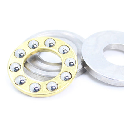 20pcs 3x8x3.5mm Plane Thrust Ball ตลับลูกปืนทนอุณหภูมิสูงและโหลดสูง, F3-8M