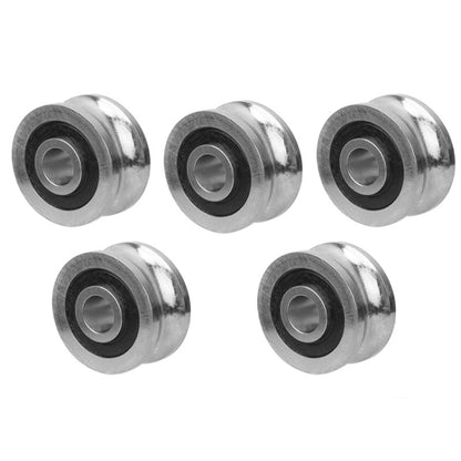 10pcs 4x13x6mm สองแถวลูกปัด U-slot เครื่องเย็บปักถักร้อยคู่มือตลับลูกปืนเครื่องพิมพ์ 3D, SG10