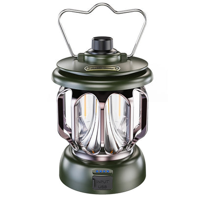 LH-B46 LED Retro Tent Light สะดวกชาร์จ USB ไฟตั้งแคมป์, LH-B46 White, LH-B46 Green, LH-B46 Black