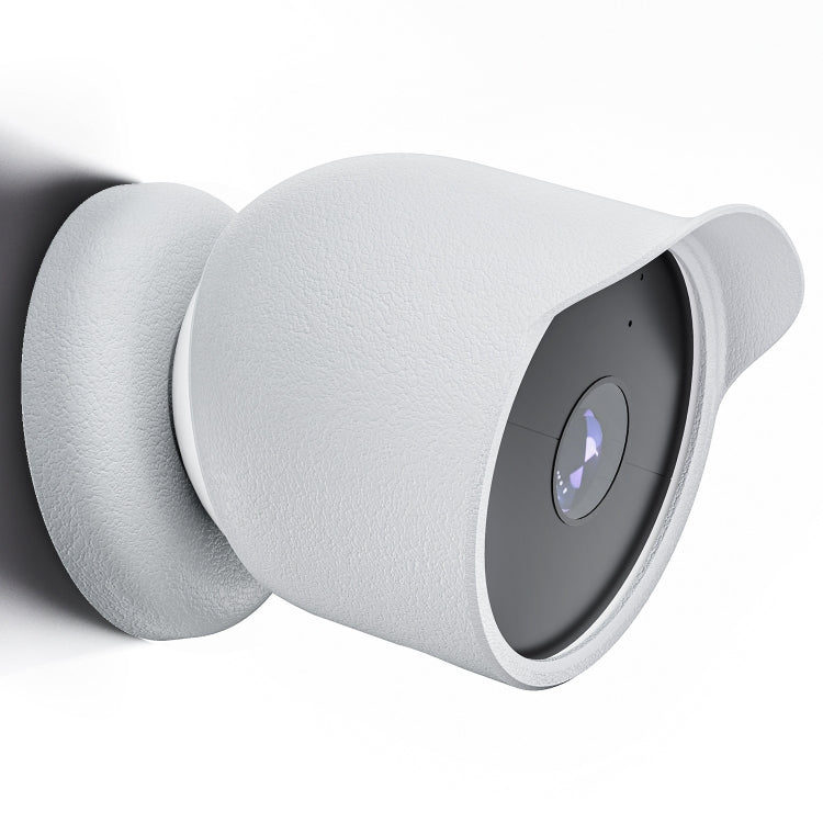 สำหรับฝาครอบป้องกันกันน้ำซิลิโคนกลางแจ้งของกล้อง Google Nest, For Google Nest White, For Google Nest Black