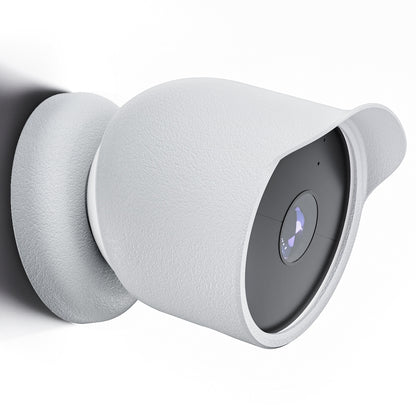 สำหรับฝาครอบป้องกันกันน้ำซิลิโคนกลางแจ้งของกล้อง Google Nest, For Google Nest White, For Google Nest Black
