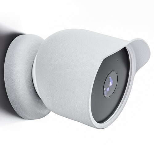 สำหรับฝาครอบป้องกันกันน้ำซิลิโคนกลางแจ้งของกล้อง Google Nest, For Google Nest White, For Google Nest Black