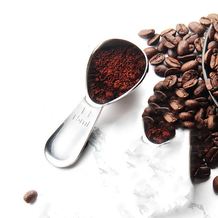 YG-MC12 304 ช้อนกาแฟสแตนเลสแบบหนา Scales Scaling Spoon, Small