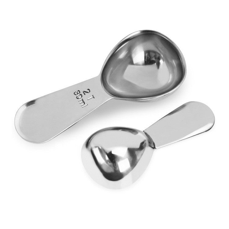 YG-MC12 304 ช้อนกาแฟสแตนเลสแบบหนา Scales Scaling Spoon, Small