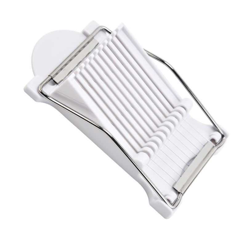JA-958 2pcs Lunch Meat Ham Slicer เครื่องตัดผลไม้ในครัวเรือน Banana Sliced Kitchen Egg Cutter, JA-958 Ham Slicer (White), JA-958 Ham Slicer (Yellow)