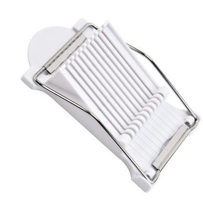 JA-958 2pcs Lunch Meat Ham Slicer เครื่องตัดผลไม้ในครัวเรือน Banana Sliced Kitchen Egg Cutter, JA-958 Ham Slicer (White), JA-958 Ham Slicer (Yellow)