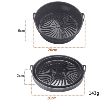 2 ชิ้น Air Fryer Grill Mat ถาดอบซิลิโคนทนอุณหภูมิสูง, Round Black, Round Gray, Round Green, Round Pink, Round Blue, Round Orange, Square Black, Square Gray, Square Green, Square Pink, Square Blue, Square Orange, Rectangular Black, Rectangular Gray     ...