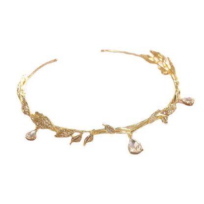 ใบเครื่องประดับหน้าผากมงกุฎผมวง Rhinestone Headdress, Rhinestone Headdress Silver, Rhinestone Headdress Gold