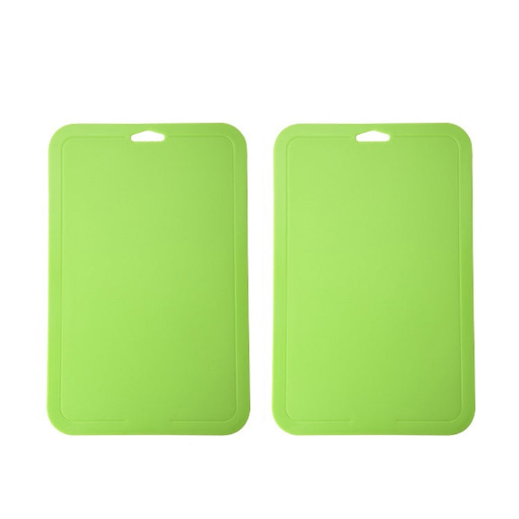 2 ชิ้นเด็กเสริมเขียงผลไม้และผักตัดกระดานพลาสติก, 2pcs Pink, 2pcs Green