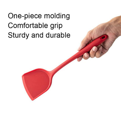 เครื่องครัวซิลิโคนทนอุณหภูมิสูงแบบไม่ติดกระทะ 2 ชิ้น สไตล์:, Spatula, Soup Spoon, Leak Spoon, Spaghetti Claw, Rice Spoon, Leak Shovel, Scrape, Brush, Food Clip