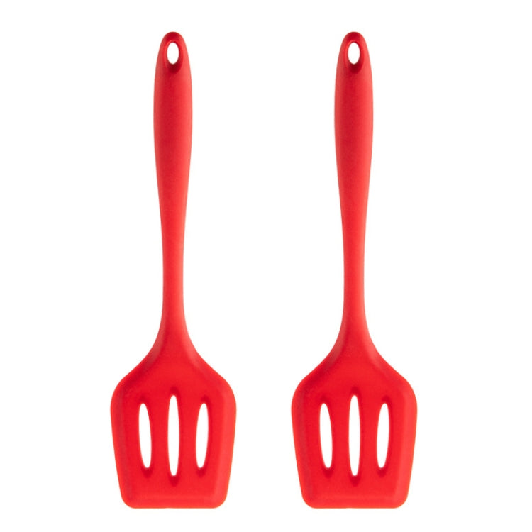 เครื่องครัวซิลิโคนทนอุณหภูมิสูงแบบไม่ติดกระทะ 2 ชิ้น สไตล์:, Spatula, Soup Spoon, Leak Spoon, Spaghetti Claw, Rice Spoon, Leak Shovel, Scrape, Brush, Food Clip