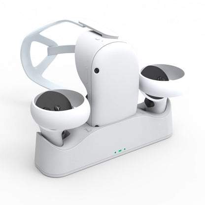 JYS OC003 สำหรับ Oculus quest 2 VR แว่นตา Grip ที่ชาร์จฐานแม่เหล็ก, Magnetic Base Charger