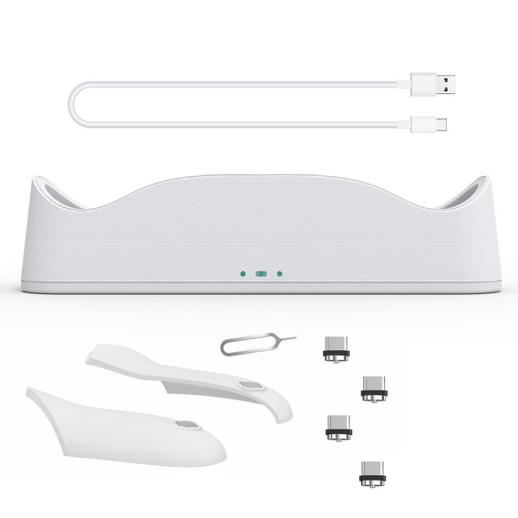 JYS OC003 สำหรับ Oculus quest 2 VR แว่นตา Grip ที่ชาร์จฐานแม่เหล็ก, Magnetic Base Charger