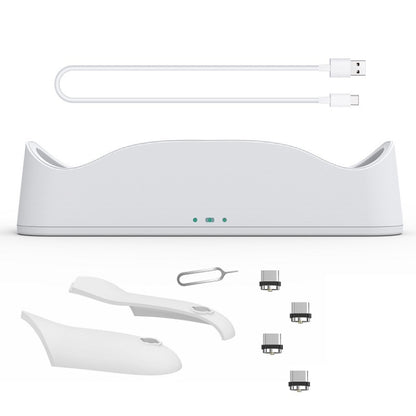 JYS OC003 สำหรับ Oculus quest 2 VR แว่นตา Grip ที่ชาร์จฐานแม่เหล็ก, Magnetic Base Charger