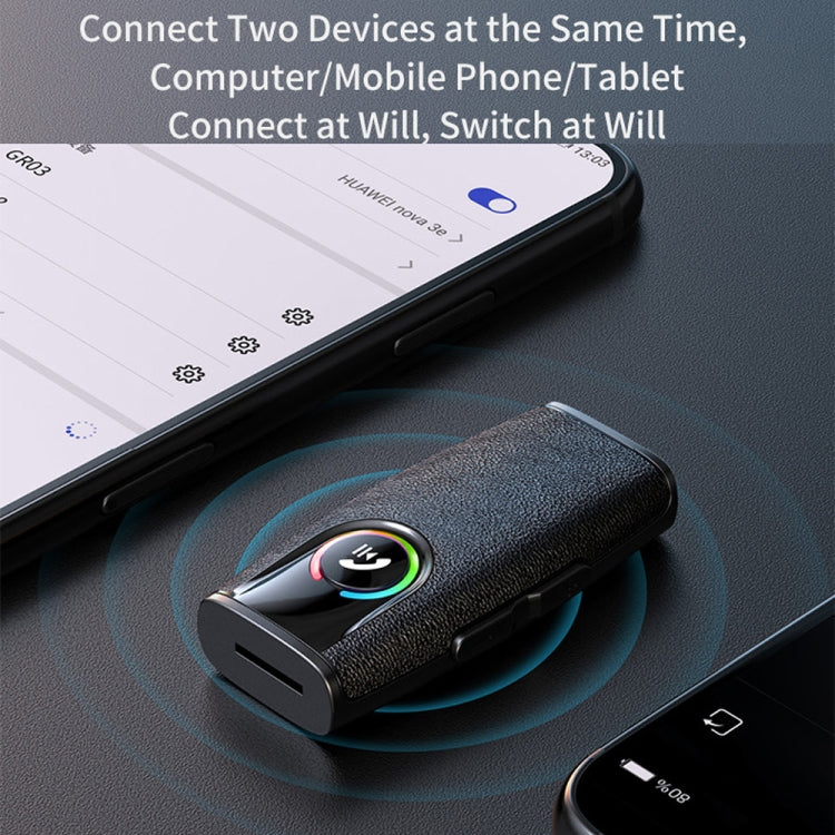 GR03 Car Bluetooth 5.1 ตัวรับสัญญาณเสียงตัวแปลงอะแดปเตอร์ไร้สาย, GR03