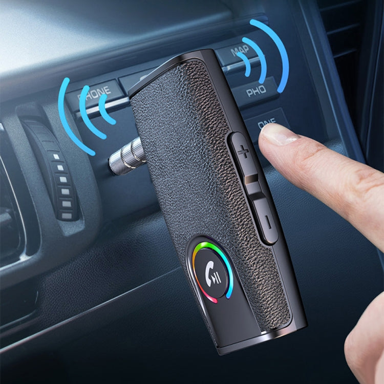 GR03 Car Bluetooth 5.1 ตัวรับสัญญาณเสียงตัวแปลงอะแดปเตอร์ไร้สาย, GR03