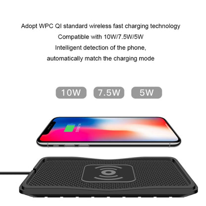 C3 15W Car QI Wireless Charger Launch Pad แผ่นกันลื่น, C3 Type-C Interface