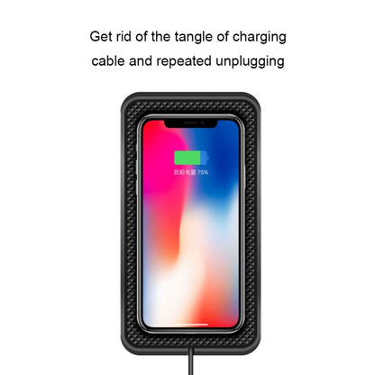 C3 15W Car QI Wireless Charger Launch Pad แผ่นกันลื่น, C3 Type-C Interface