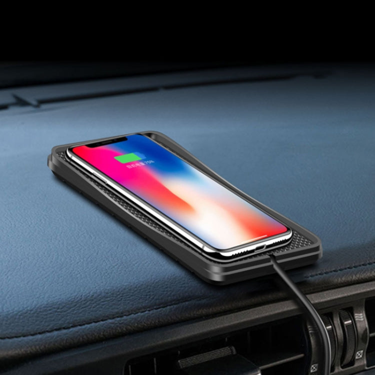 C3 15W Car QI Wireless Charger Launch Pad แผ่นกันลื่น, C3 Type-C Interface
