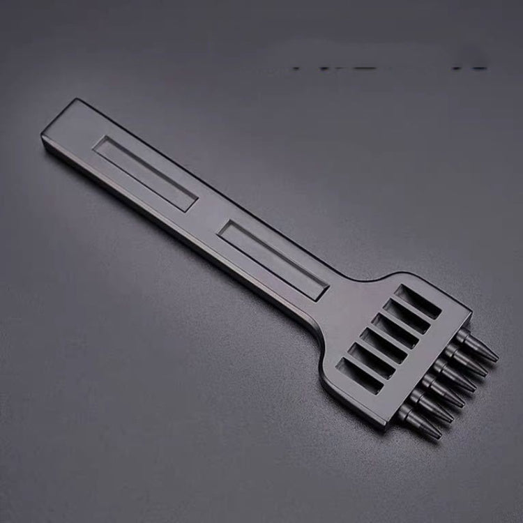 ER061 DIY มือเย็บหนังรอบ Punch เครื่องมือ โลหะผสมเหล็กพลาทูนวิ่งสไตล์:, 4mm Set, 5mm Set, 6mm Set, 4mm-2 Holes, 4mm-4 Holes, 4mm-6 Holes, 5mm-2 Holes, 5mm-4 Holes, 5mm-6 Holes, 6mm-2 Holes, 6mm-4 Holes, 6mm-6 Holes