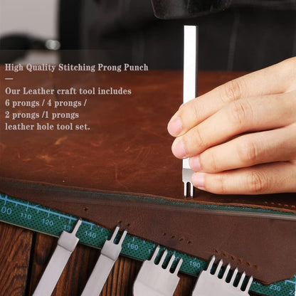 ชุดเครื่องมือ DIY เครื่องหนังแฮนด์เมด ชุดเครื่องมือเย็บผ้า, 48 In 1 Set