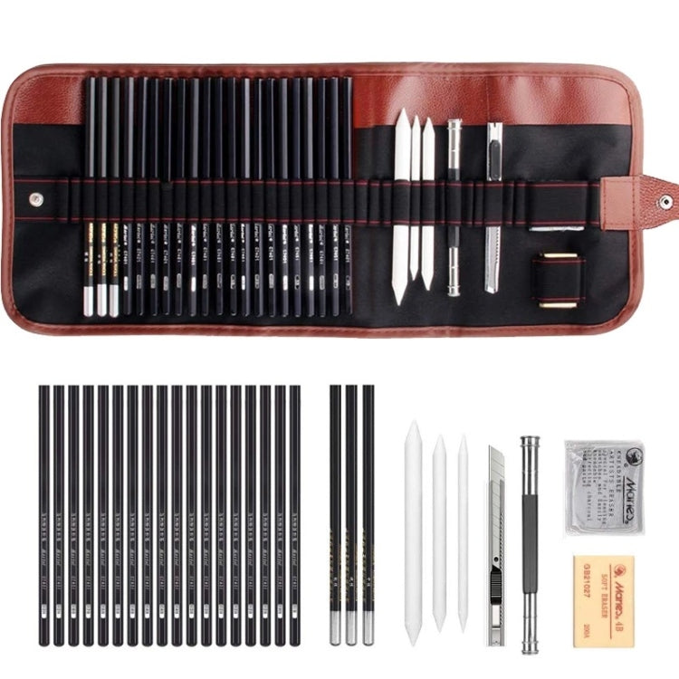 YGSM-30 ดินสอร่างชุดเครื่องมือวาดดินสอร่างศิลปะ Spec:, 21pcs/set, 29pcs/set, 30pcs/set