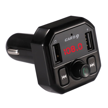 B9 Smart Digital Display Dual USB Bluetooth Car Charger พร้อมฟังก์ชั่นการโทรแบบแฮนด์ฟรี