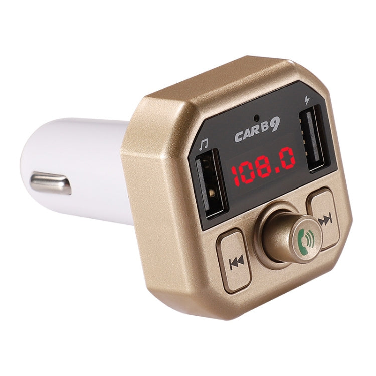 B9 Smart Digital Display Dual USB Bluetooth Car Charger พร้อมฟังก์ชั่นการโทรแบบแฮนด์ฟรี