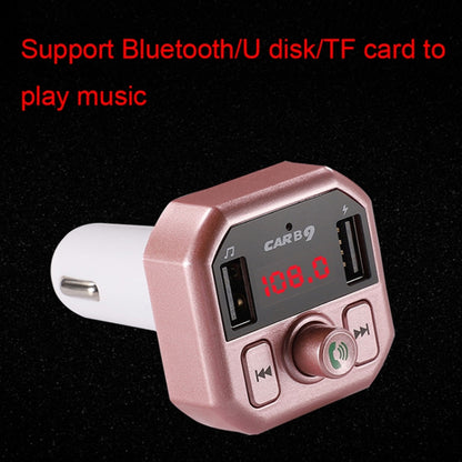 B9 Smart Digital Display Dual USB Bluetooth Car Charger พร้อมฟังก์ชั่นการโทรแบบแฮนด์ฟรี