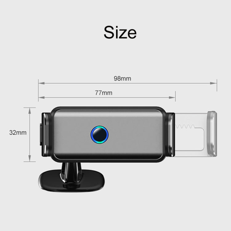 Car Air Outlet Smart Navigation ที่วางโทรศัพท์มือถือไฟฟ้า, 660 Black, 660 Gray, 661 Clamping, 661 Paste