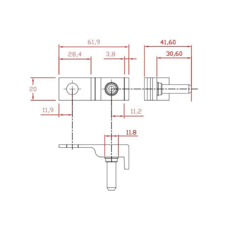 ฟิวส์ MRBF คอลัมน์แบตเตอรี่รถยนต์ไฟฟ้าพลังงานใหม่ 2 ชิ้น, Battery Column MRBF Fuse