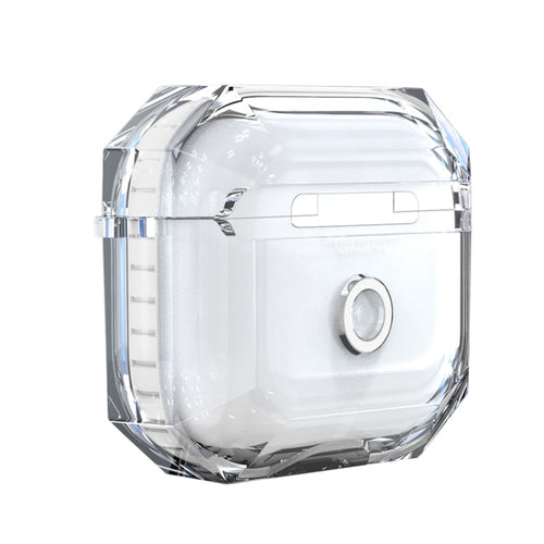 สำหรับ AirPods 3 RJT-AP-03 ซองใส่หูฟังบลูทูธป้องกันการตกแบบใส, For AirPods 3 White, For AirPods 3 Black