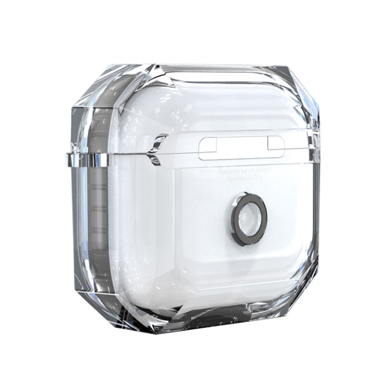สำหรับ AirPods 3 RJT-AP-03 ซองใส่หูฟังบลูทูธป้องกันการตกแบบใส, For AirPods 3 White, For AirPods 3 Black