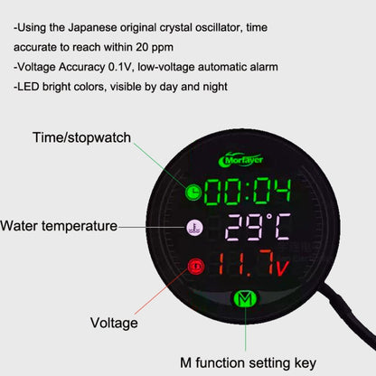 เครื่องมือดัดแปลงรถจักรยานยนต์ LED Night Vision 9-24V, Morfayer YL-M05 4 In 1 Water Temperature Model, Morfayer YL-M05 5 In 1 Water Temperature Model, Morfayer YL-M05 5 In 1 Environmental Temperature Model                                               ...