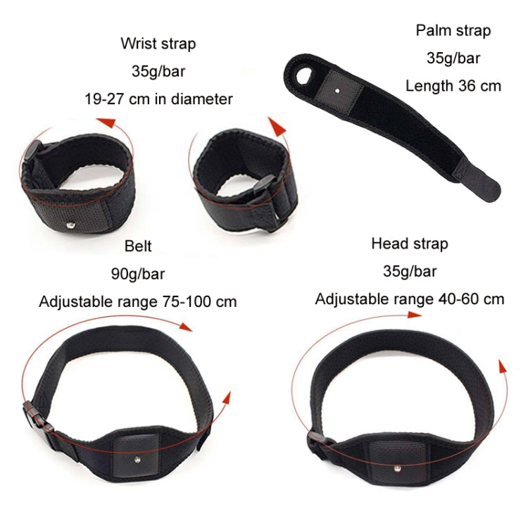 สำหรับ HTC Vive Tracker VR Game Tracker Strap อุปกรณ์เสริม, สไตล์:, Foot/Wrist Straps, Headband, Belt, Palm Straps, 2 Wristband+1 Belt