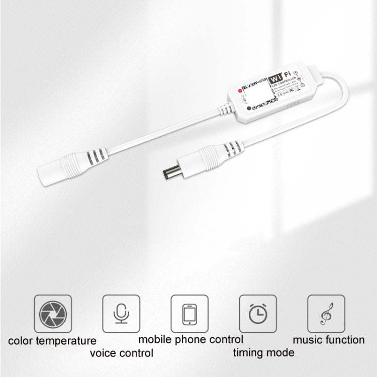 หลอดไฟ LED ขาวดำแรงดันต่ำพร้อมโมดูลควบคุม WIFI Dimming, WIFI Controller