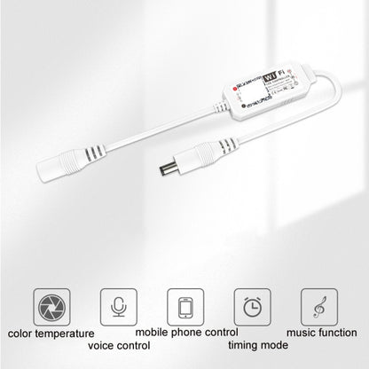 หลอดไฟ LED ขาวดำแรงดันต่ำพร้อมโมดูลควบคุม WIFI Dimming, WIFI Controller