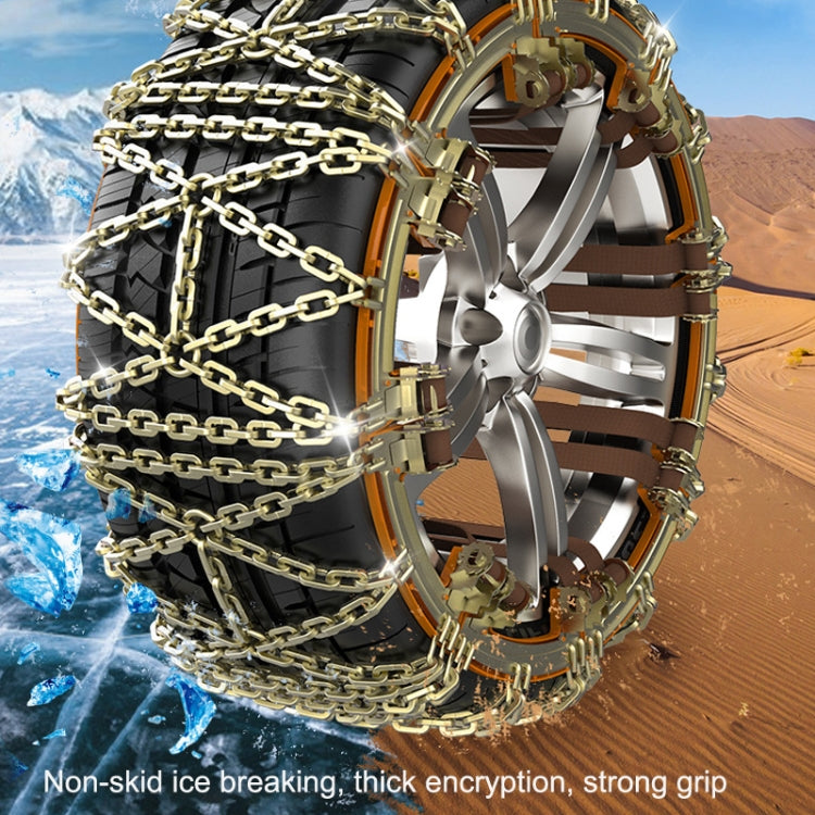 ยางรถยนต์รถบรรทุก SUV Snow Winter Emergency Anti-Skid Chain สไตล์:, Field Type (Small), Field Type (Large)
