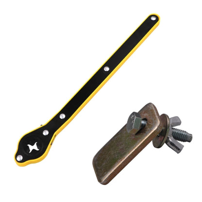 ประแจเปลี่ยนยางรถยนต์ 2 ชิ้นแจ็คมัลติฟังก์ชั่นประหยัดแรงงาน, Shake Handle With Conversion Head