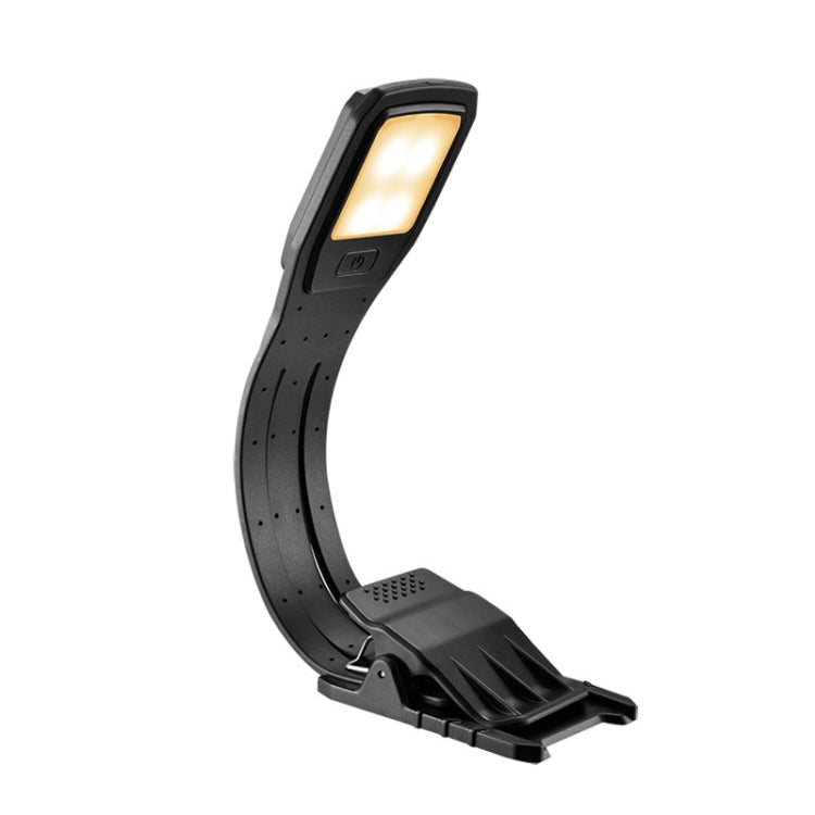 คลิปหนีบหนังสือแบบพกพาโคมไฟป้องกันดวงตาแบบชาร์จไฟได้สี่เกียร์, Four-Gear Clip Light